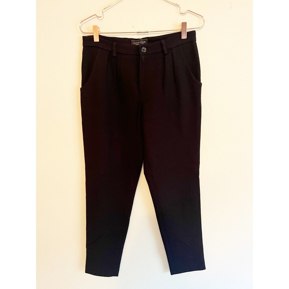 Peruvian Connection Black Casual Pants Women's Size 6